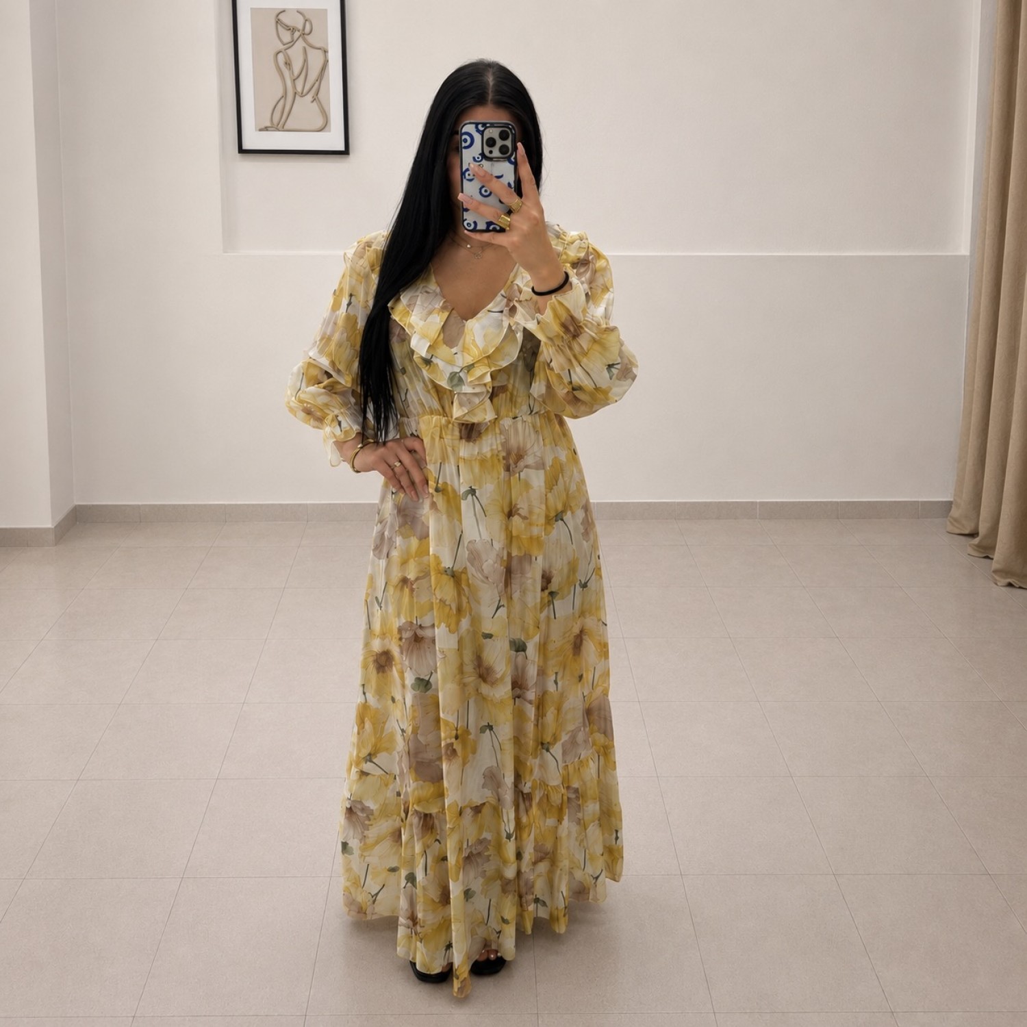 Maison Fleur Dress-Yellow