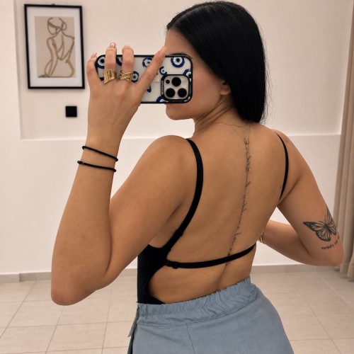 Sienna Sculpt Bodysuit-Black 