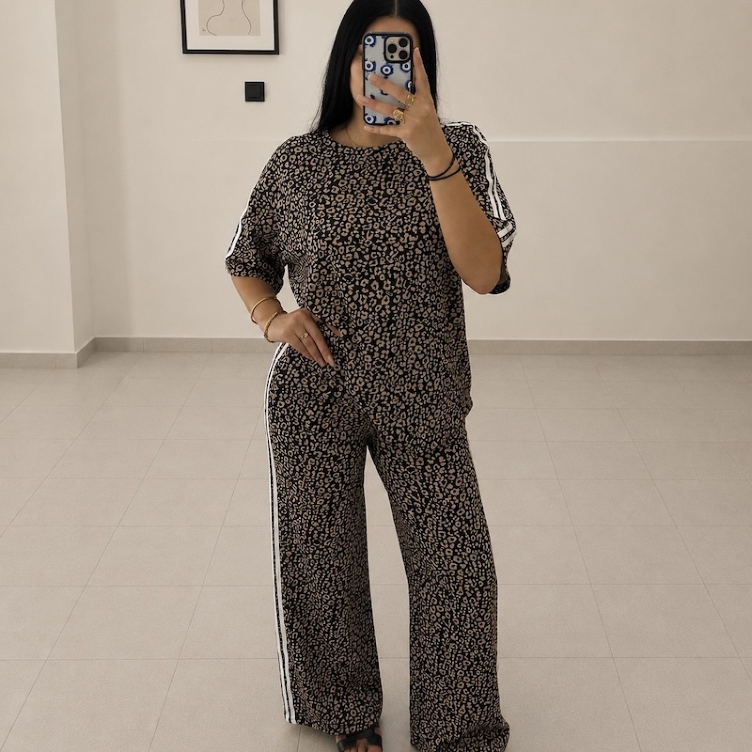 Wild Chic Leopard Set-Black
