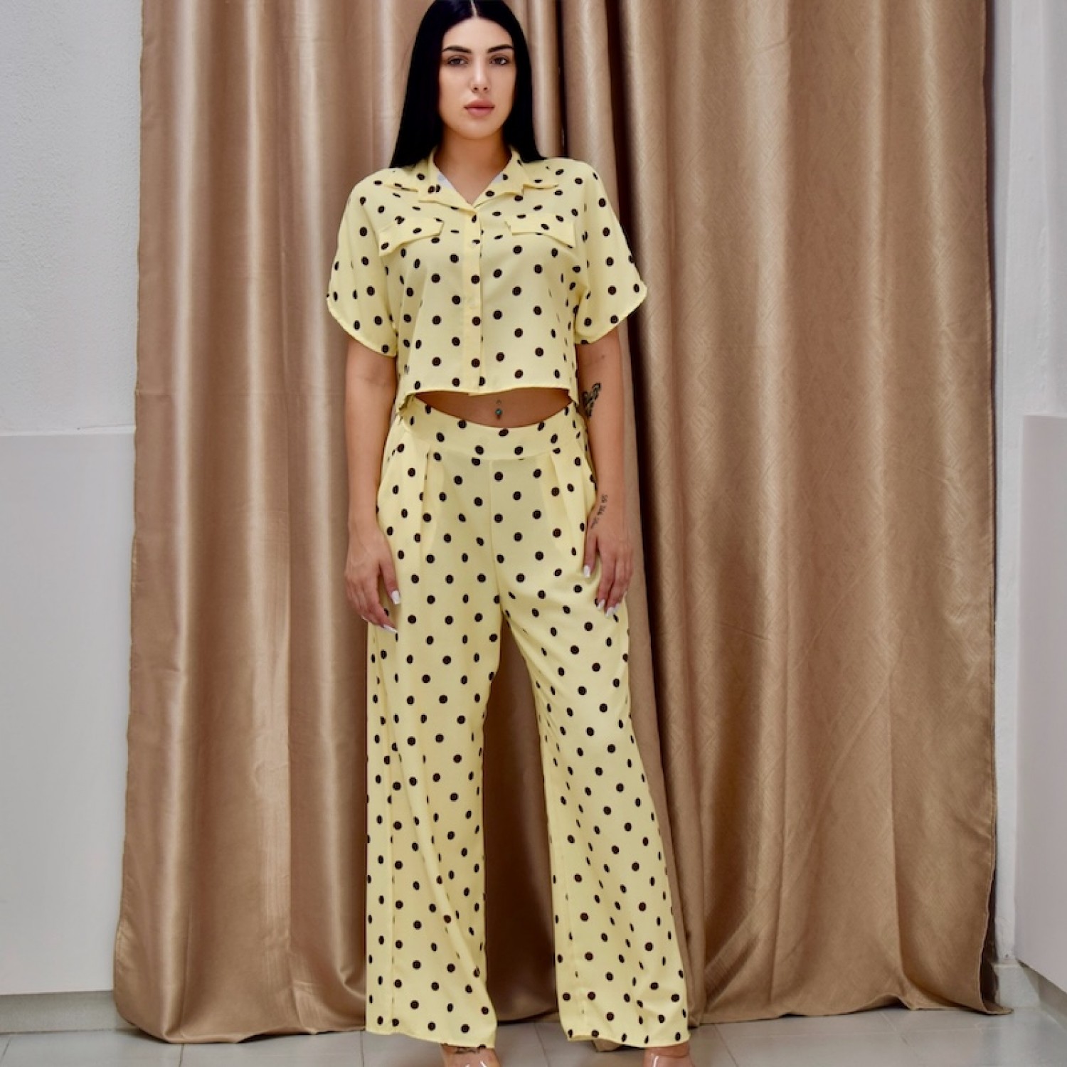 Dolce Pois Set-Yellow