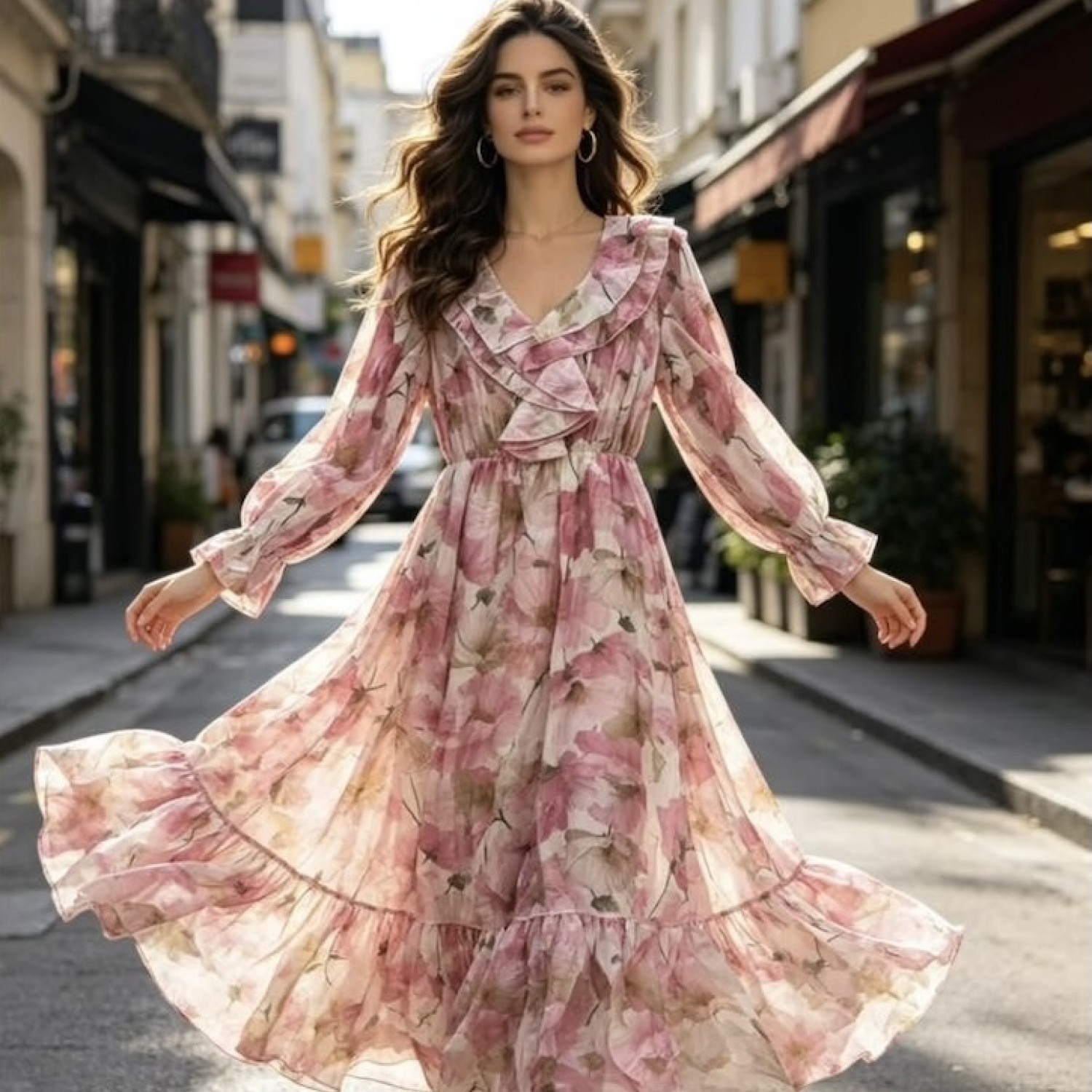 Maison Fleur Dress-Pink