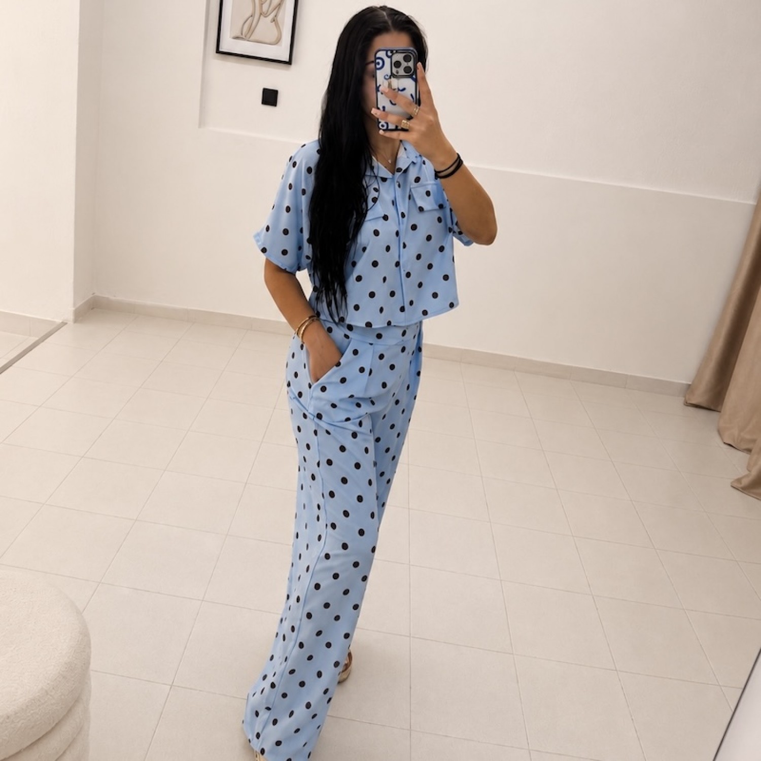 Dolce Pois Set-Light Blue